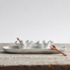 Ruffled Condiment Set, Snow White